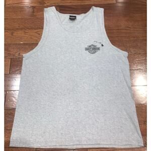 Harley Davidson Honolulu Tank L Y2K Biker Graphic